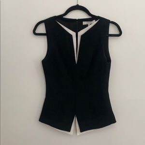 Robert Rodriguez Angular Black and White Blouse